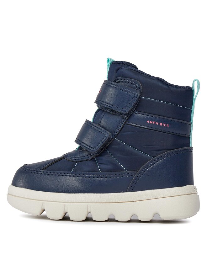 Geox Škornji za sneg Geox B Willaboom Girl B A B365AE 0FU54 C4002 S Mornarsko modra