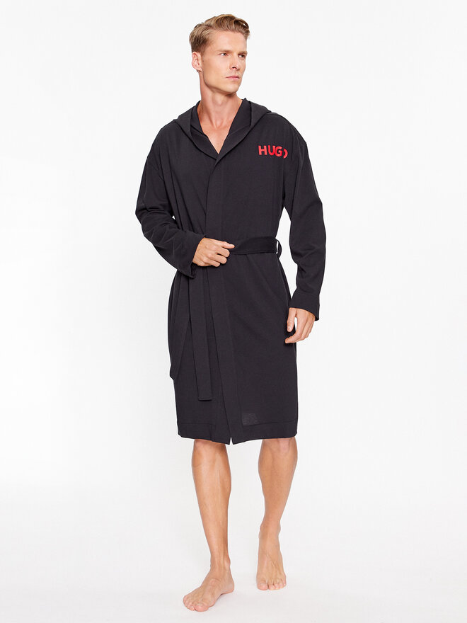 HUGO Hugo Bademantel 50501421 Schwarz
