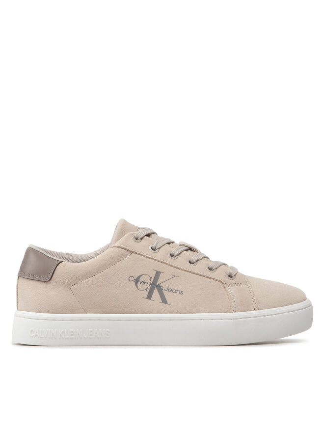 Calvin Klein Jeans Sneakersy Calvin Klein Jeans Classic Cupsole Laceup Low Su YM0YM00548 Béžová