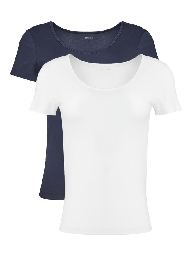 HUGO HUGO Σετ 2 T-Shirts Twin 50545688 Λευκό Regular Fit