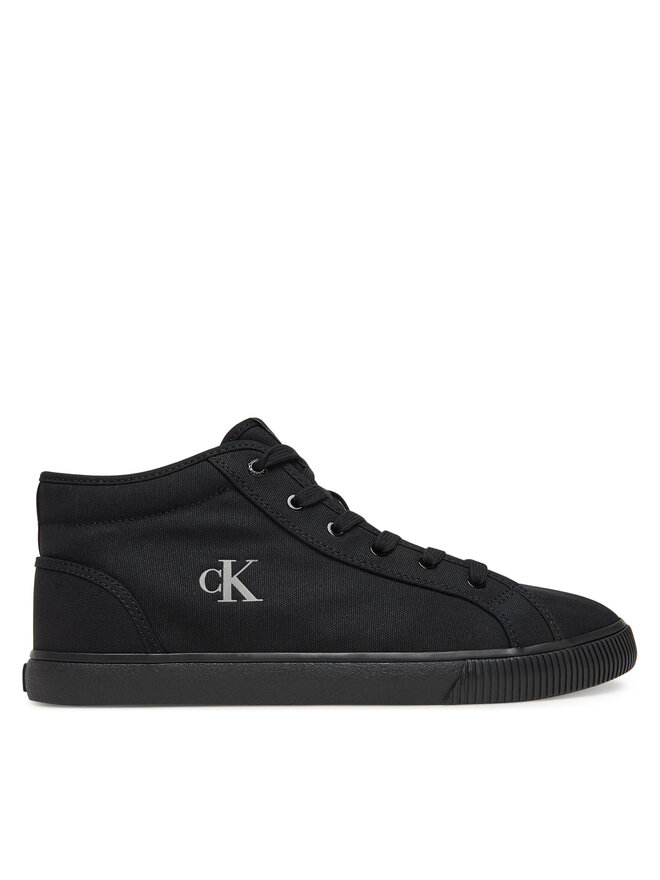 Calvin Klein Jeans Sneakersy Calvin Klein Jeans Ess Vulc Mid Mg Canvas YM0YM01210 Czarny
