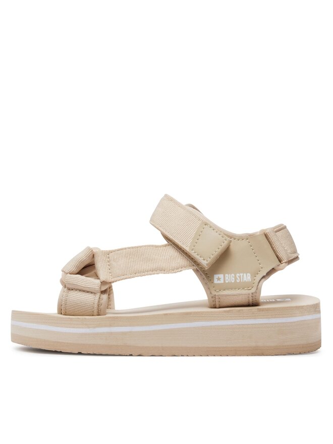 Big Star Shoes Sandały Big Star Shoes NN274A535 Beżowy