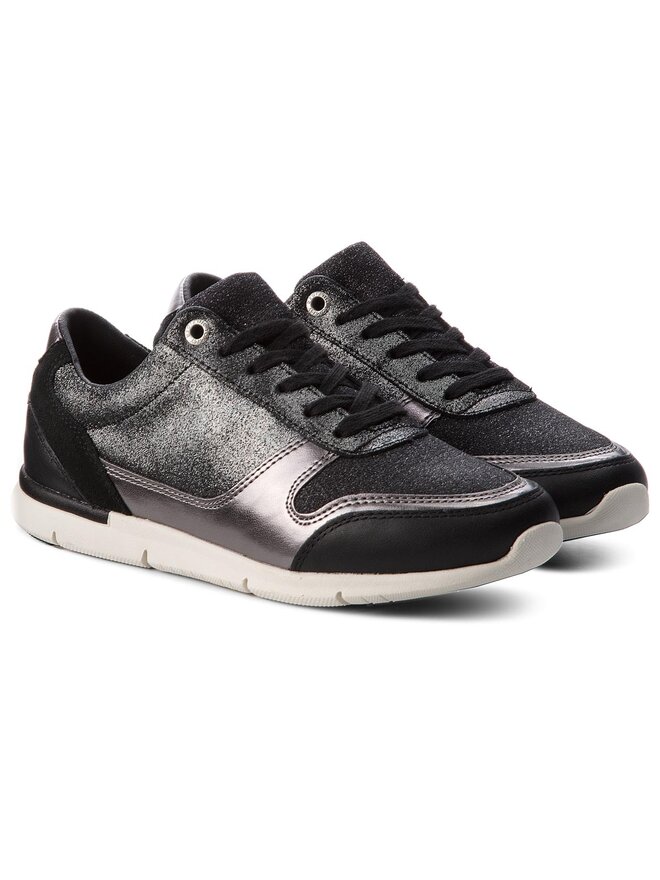 Tommy Hilfiger Sneakers Tommy Hilfiger Sparkle Light Sneaker FW0FW03276 Schwarz