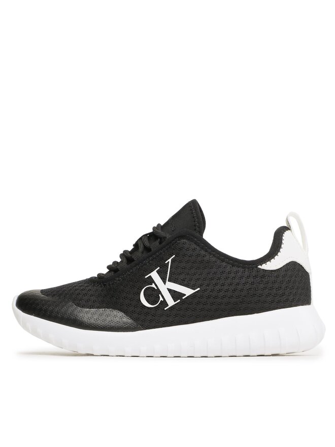 Calvin Klein Jeans Sneakers Calvin Klein Jeans Spor Run Eva Slipon Over Mesh Wn YW0YW00937 Nero
