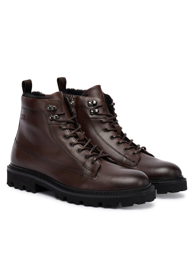 BOSS Botines planos BOSS Julyo 50552570 Marrón