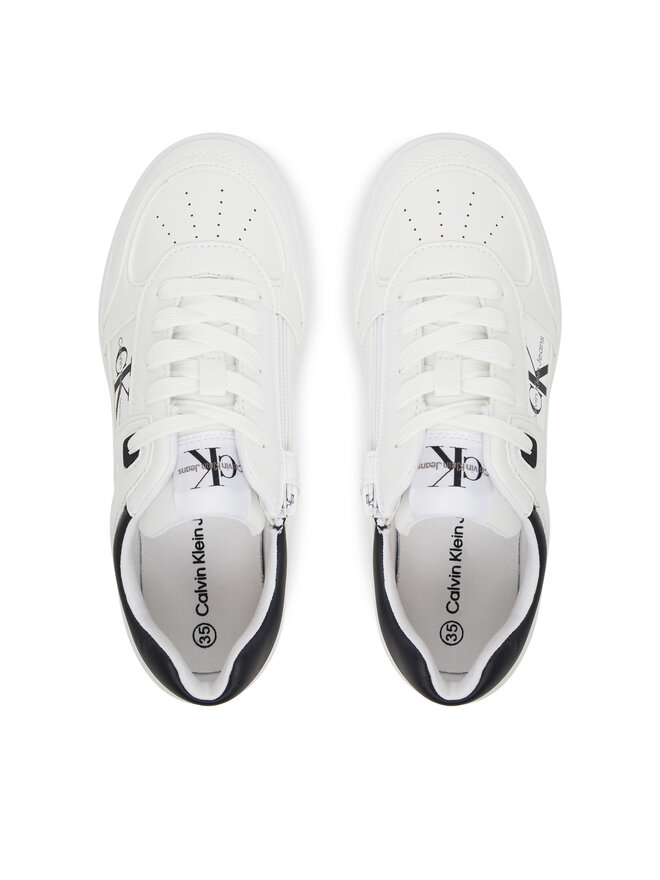 Calvin Klein Jeans Снікерcи Calvin Klein Jeans Low Cut Lace-Up Sneaker V3X9-82090-1355 S Білий