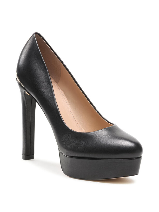 Guess Pantofi Guess Dearly FL5DRY LEA08 Negru