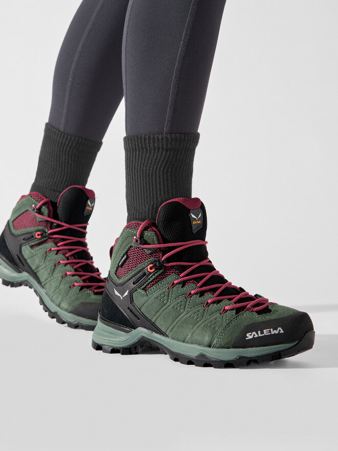 Salewa Alp Trainer Mid GTX - Bottes De Randonnée Mi-Hautes Femmes Gore-Tex Respirantes Et Imperméables
