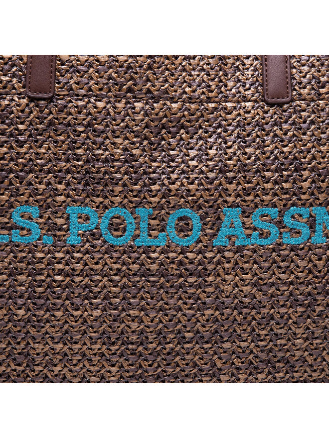 U.S. Polo Assn. Τσάντα U.S. Polo Assn. Ithaca L Shopping Bag Poly BEUIH5174WZB500 Καφέ