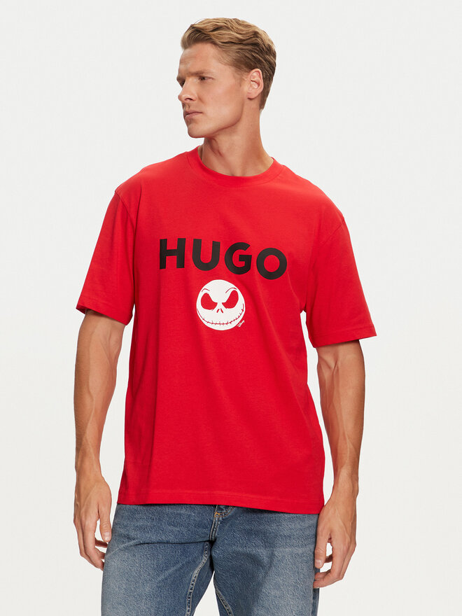 HUGO HUGO Camiseta 50537986 Rojo Regular Fit