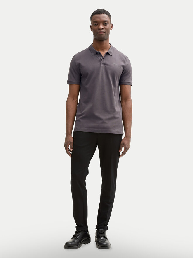 Tom Tailor Denim Tom Tailor Denim Poloshirt 1045587 Grau Regular Fit