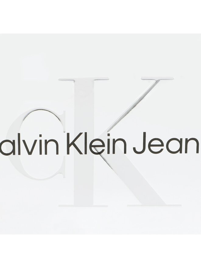 Calvin Klein Jeans Handy-Etui Calvin Klein Jeans Sculpted Ew Flap Phone Cb Silver K60K610406 Silberfarben