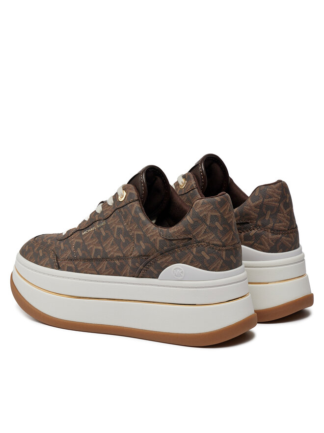 MICHAEL Michael Kors Sneakersy MICHAEL Michael Kors Hayes Lace Up 43R4HYFS1B Brązowy