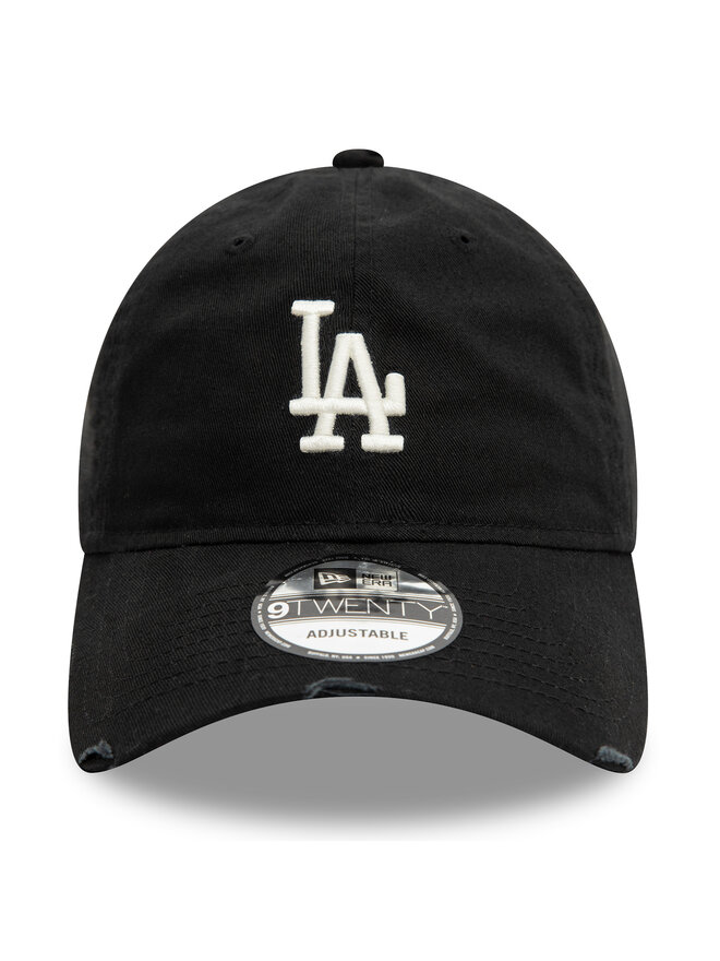 New Era Czapka z daszkiem New Era LA Dodgers Distressed 9TWENTY 60595229 Czarny
