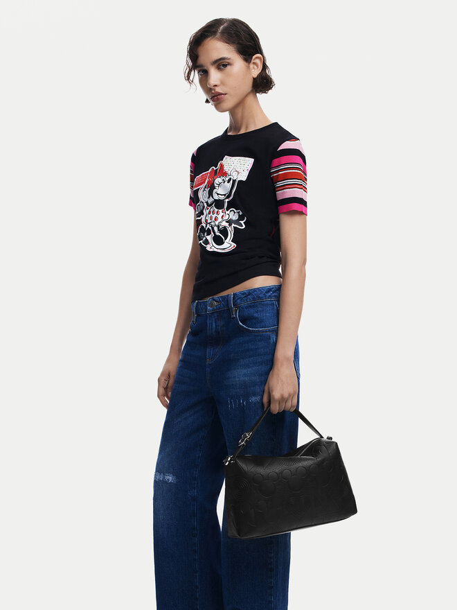Desigual Kabelka Desigual All Mickey Bergamo 25SAXP65 Černá
