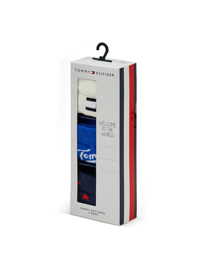 Tommy Hilfiger 3er-Set hohe Kindersocken Tommy Hilfiger 701224997 Dunkelblau