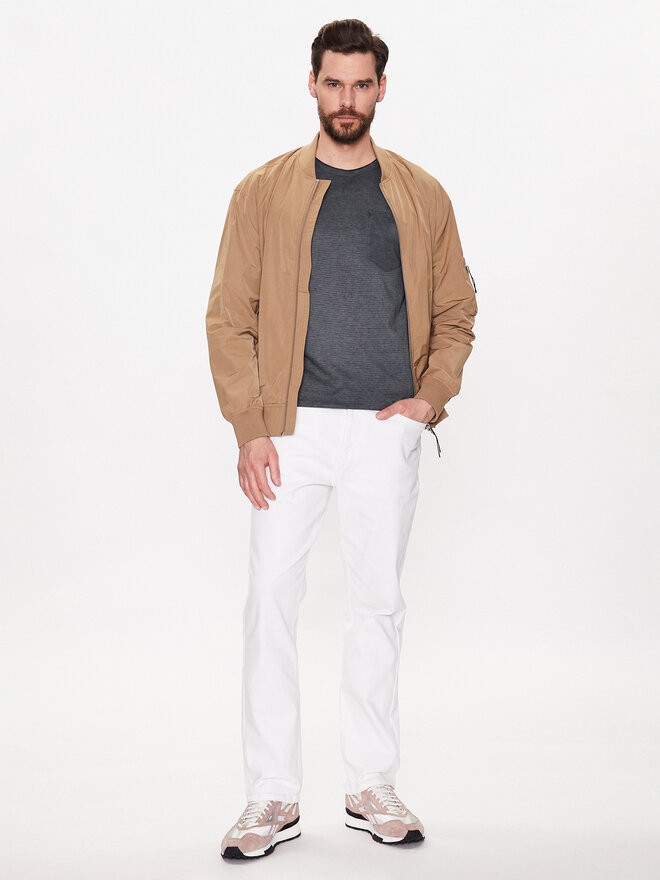 Lindbergh Lindbergh Marškinėliai 30-420053 Pilka Regular Fit