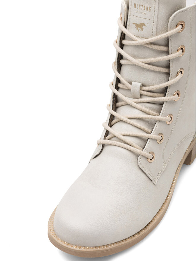Mustang Botine Mustang 1402-502 Alb