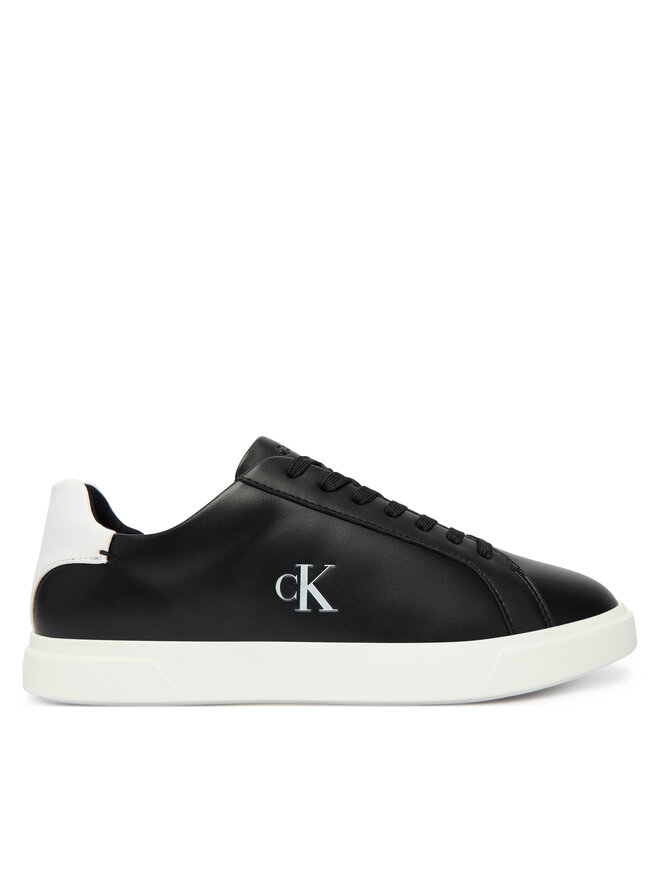 Calvin Klein Sneakers Calvin Klein Low Pro Cup Laceup Lth Moire HW0HW02845 Schwarz