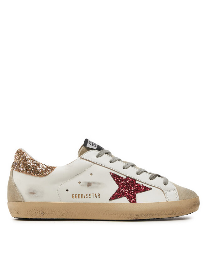 ゴールデングース GOLDEN GOOSE レザーローカットスニーカー（WHITE 