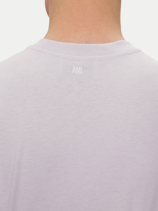 AMI PARIS AMI PARIS Camiseta HTS060.724 Violeta Regular Fit