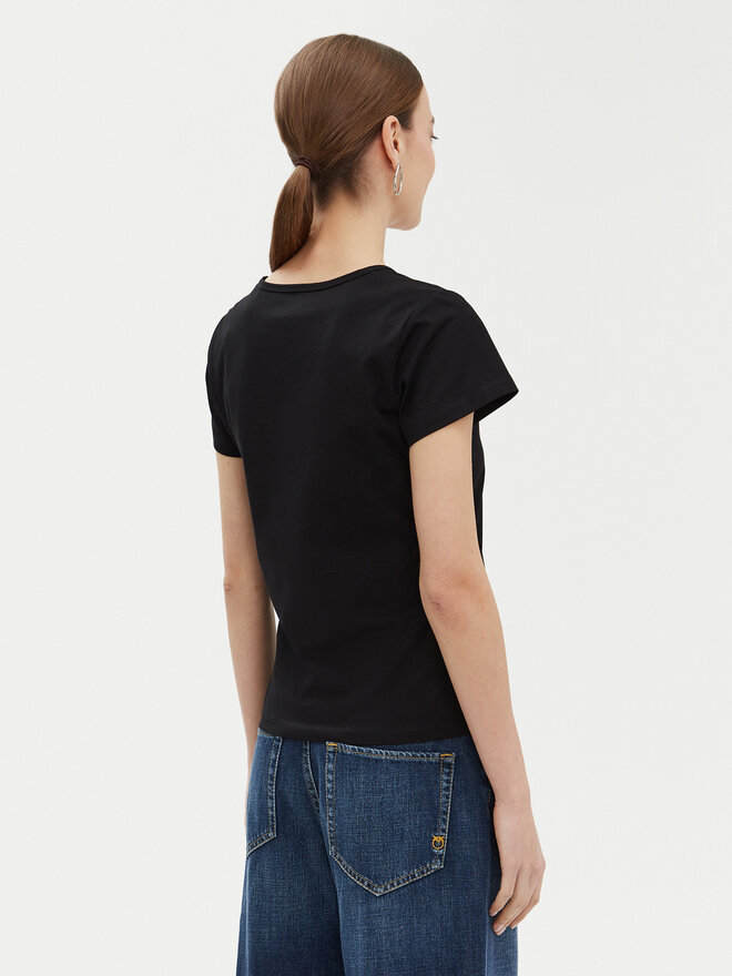 PINKO PINKO Футболка 100372 A24E Чорний Regular Fit