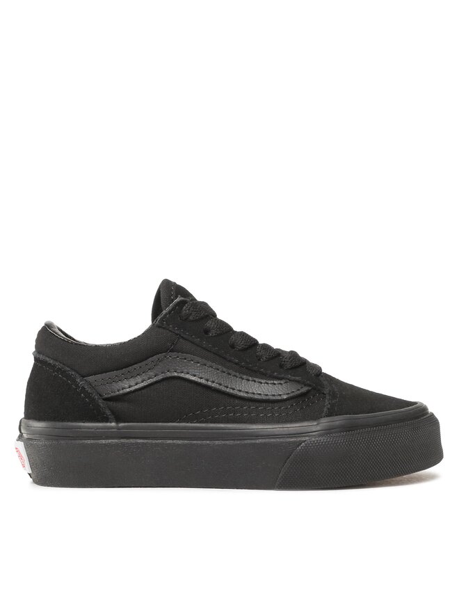 Vans old skool platform all black 2025