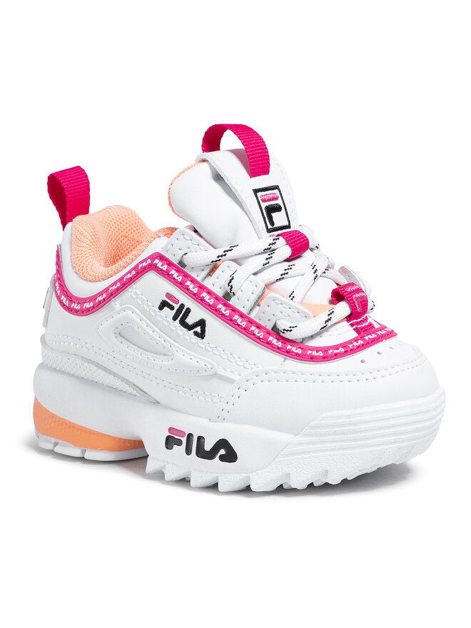 Scarpe fila disruptor bianche bambini store