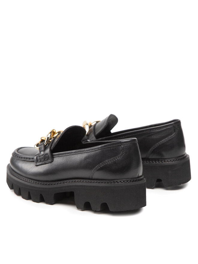 CAFèNOIR Loafersy CAFèNOIR C1XR1004 Czarny