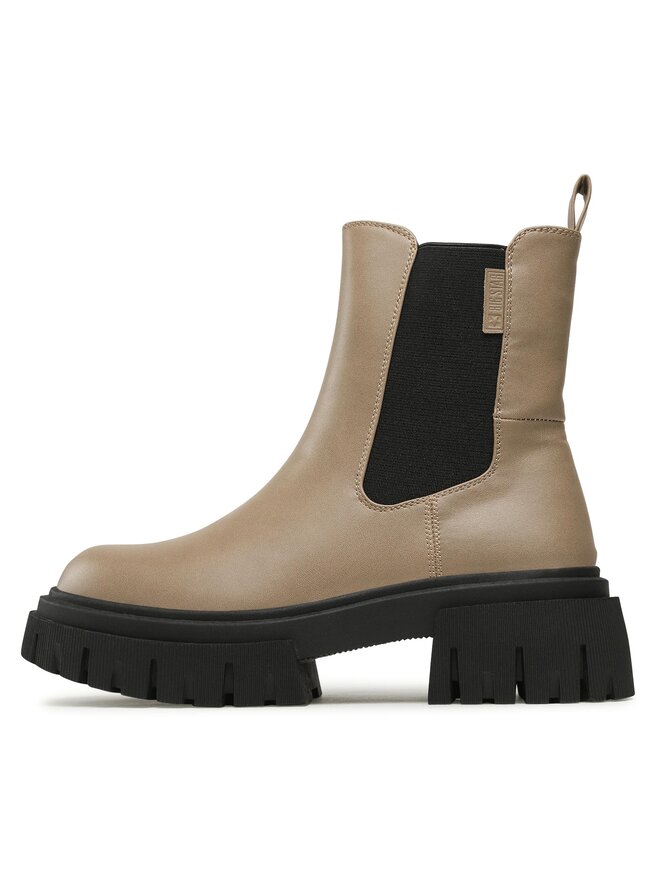Big Star Shoes Členková obuv s elastickým prvkom Big Star Shoes MM274604 Béžová