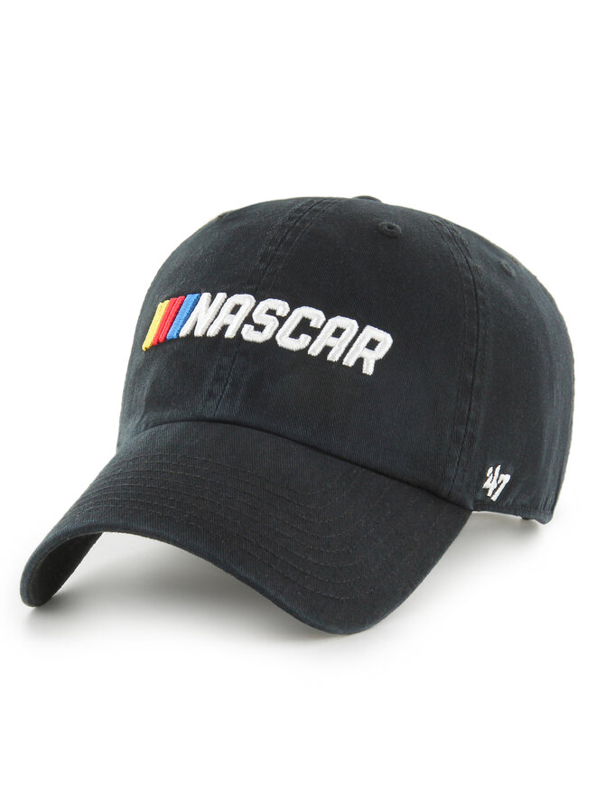 47 Brand Gorra con visera 47 Brand '47 Clean Up Nascar w/No Loop Label NAS-NLRGW67GWS Negro