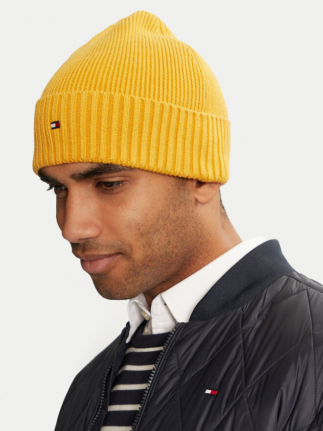 Tommy Hilfiger Шапкa Tommy Hilfiger Flag AM0AM12796 Жовтий