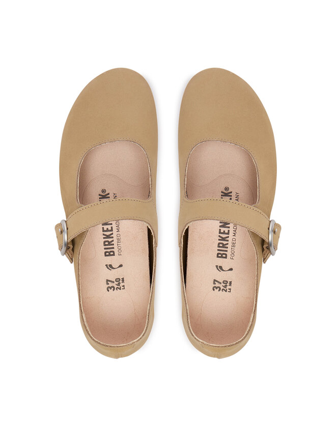 Birkenstock Балетки Birkenstock Santa Clarita 1031613 Бежевий