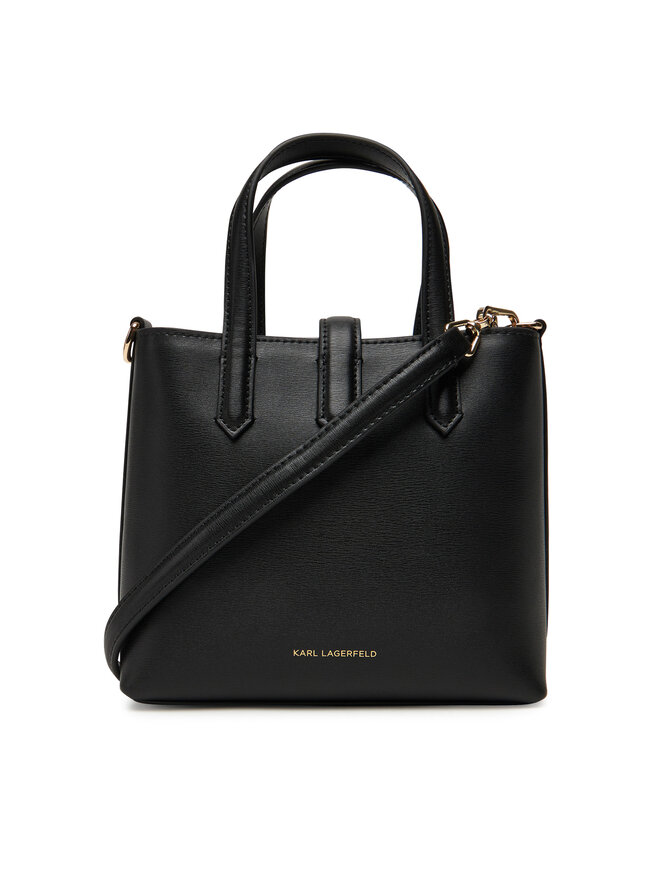 KARL LAGERFELD Ročna torba KARL LAGERFELD A3W30151 Črna