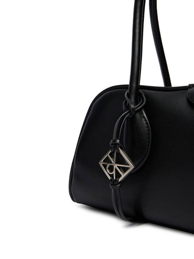 Calvin Klein Handtasche Calvin Klein Emblem Trio Shoulder Bag LV04F3369G Schwarz