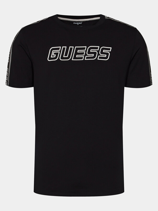 Guess Guess Marškinėliai Arlo Z4GI18 J1314 Juoda Regular Fit