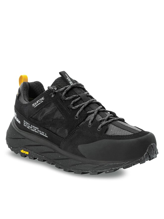 Снікерcи Jack Wolfskin Terraquest Texapore Low M 4056401 Чорний
