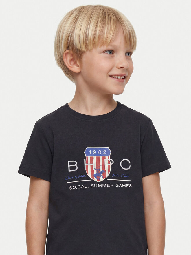 Beverly Hills Polo Club Beverly Hills Polo Club Футболка P-SS26B-TS414011 Cиній Regular Fit