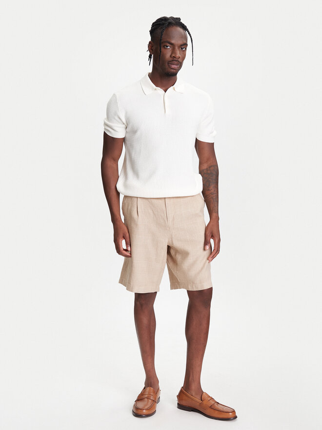 United Colors Of Benetton United Colors Of Benetton Polo marškinėliai 1198U301H Smėlio Regular Fit