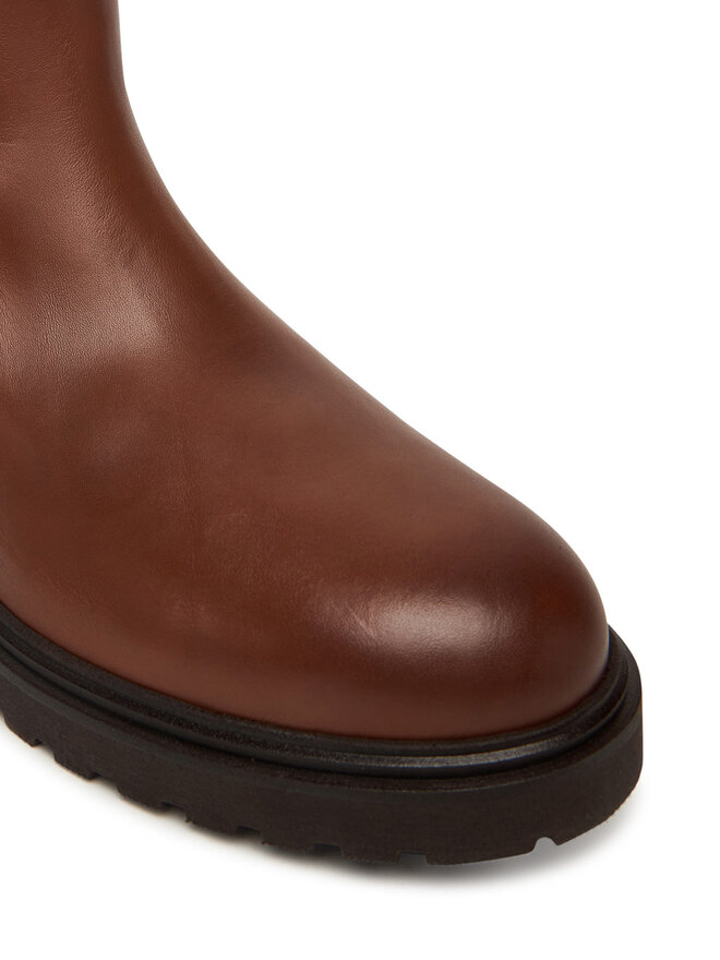 Tommy Hilfiger Klassische Stiefeletten Tommy Hilfiger Cleated FW0FW08766 Braun