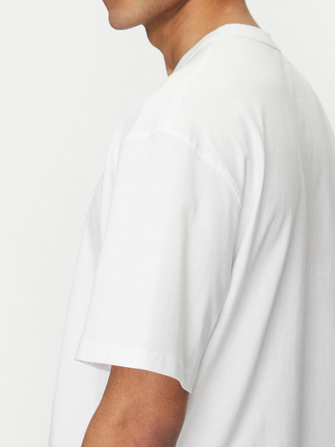 Jack&Jones Jack&Jones T-Shirt Manchester 12275656 Λευκό Cropped Fit