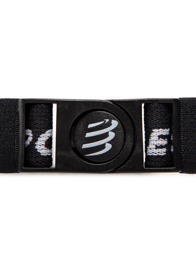 Compressport Αθλητική ζώνη Compressport Race Number Belt CU00013B Μαύρο