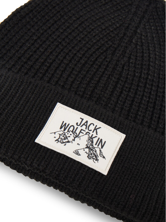 Jack Wolfskin Cepure Jack Wolfskin Badge A61610 Melns
