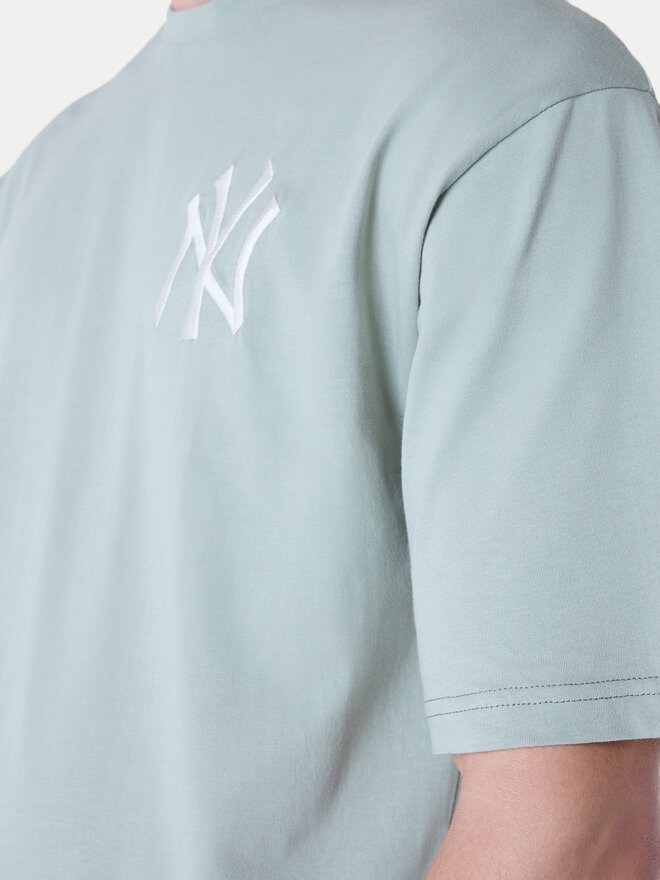 New Era New Era Marškinėliai New York Yankees MLB League Essential Pastel 60596180 Žalia Regular Fit