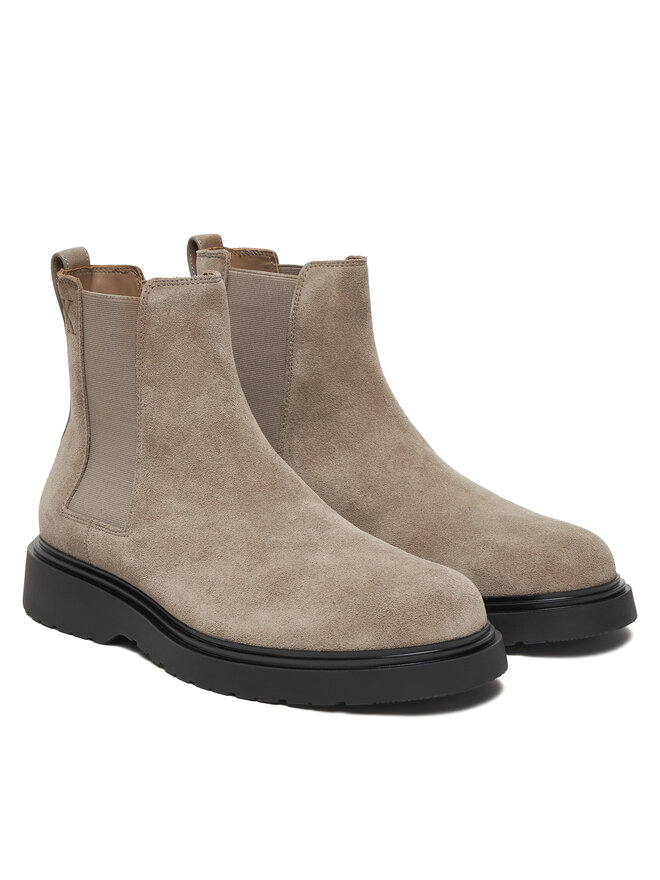 Calvin Klein Klassische Stiefeletten Calvin Klein Combat Ess Chelsea Boot Su YM0YM01372 Beige