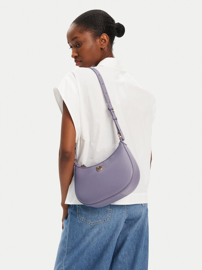 PINKO Τσάντα PINKO Half Moon Mini Fl PE 25 PLTT 102790 A0F1 Μωβ
