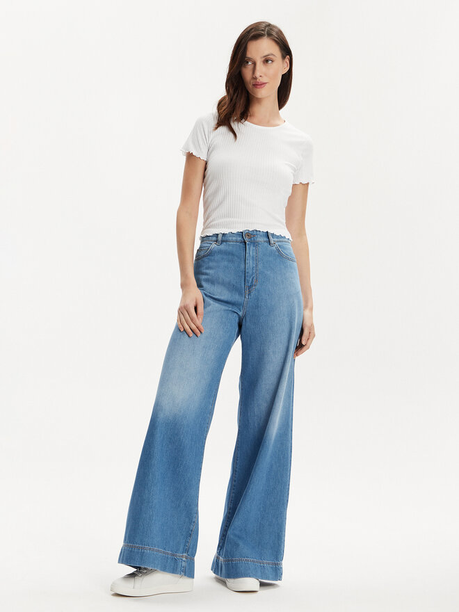 ONLY ONLY Majica Emma 15201206 Bela Regular Fit