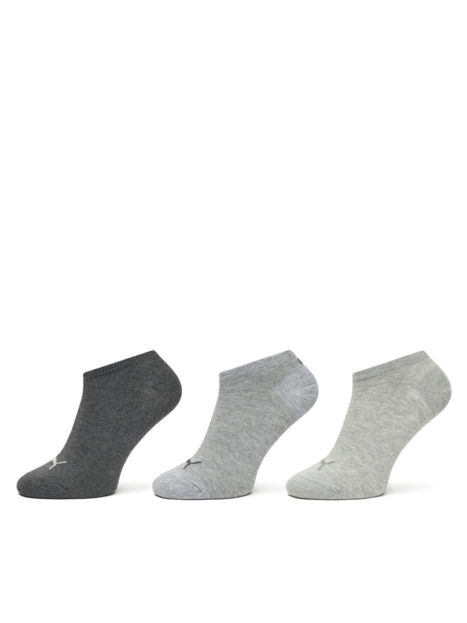 Puma 3 pares de calcetines cortos unisex Puma 938624 Gris
