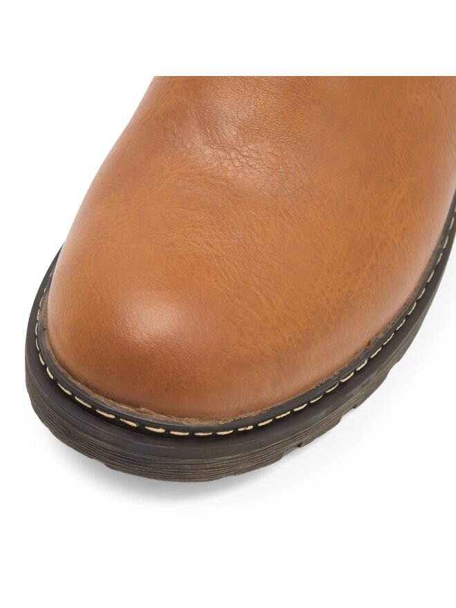Rieker Kozačky Rieker Z4758-24 Hnědá