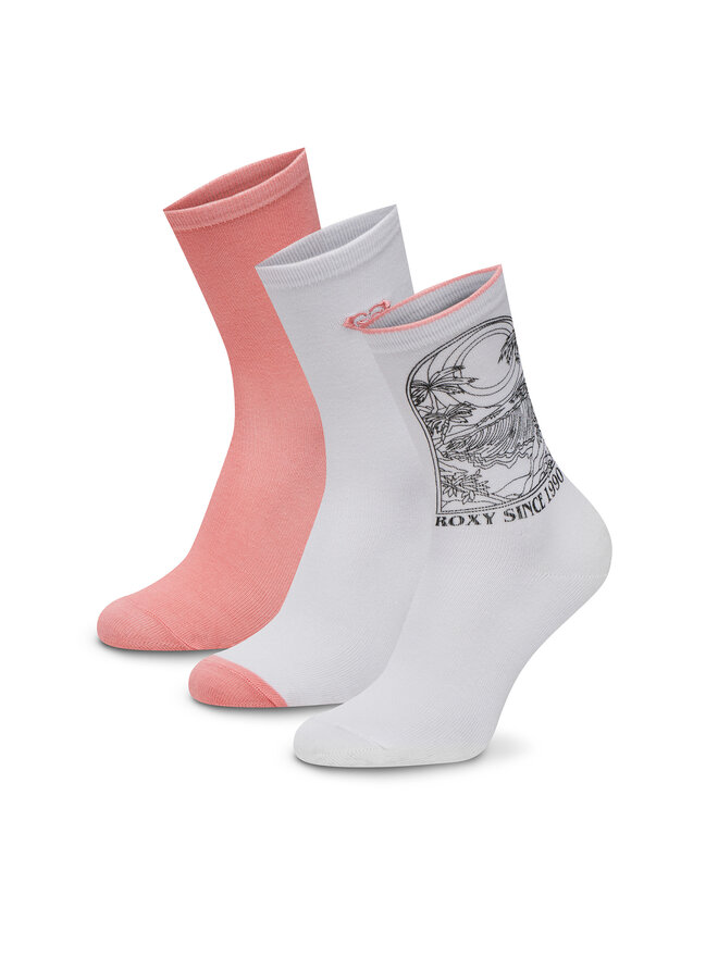 Roxy Κάλτσες Roxy AS_ROXY_05W_SS25 (3-PACK) Ροζ